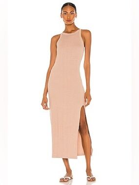 NWOT LNA Candi Ribbed Maxi Dress L